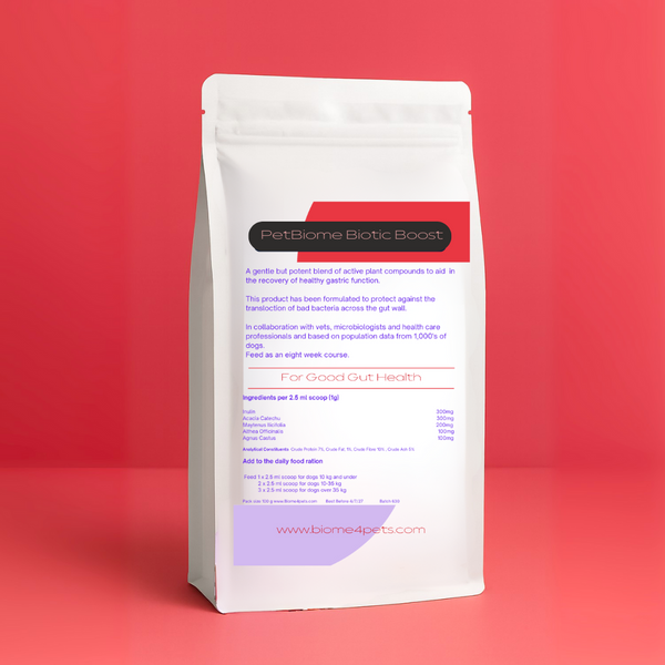 PetBiome Biotic Boost powder pouch